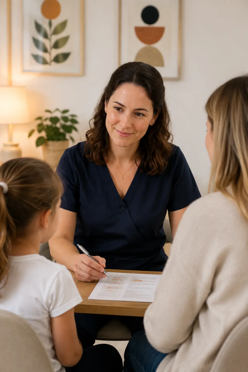 consultation d'ostéopathie enfant