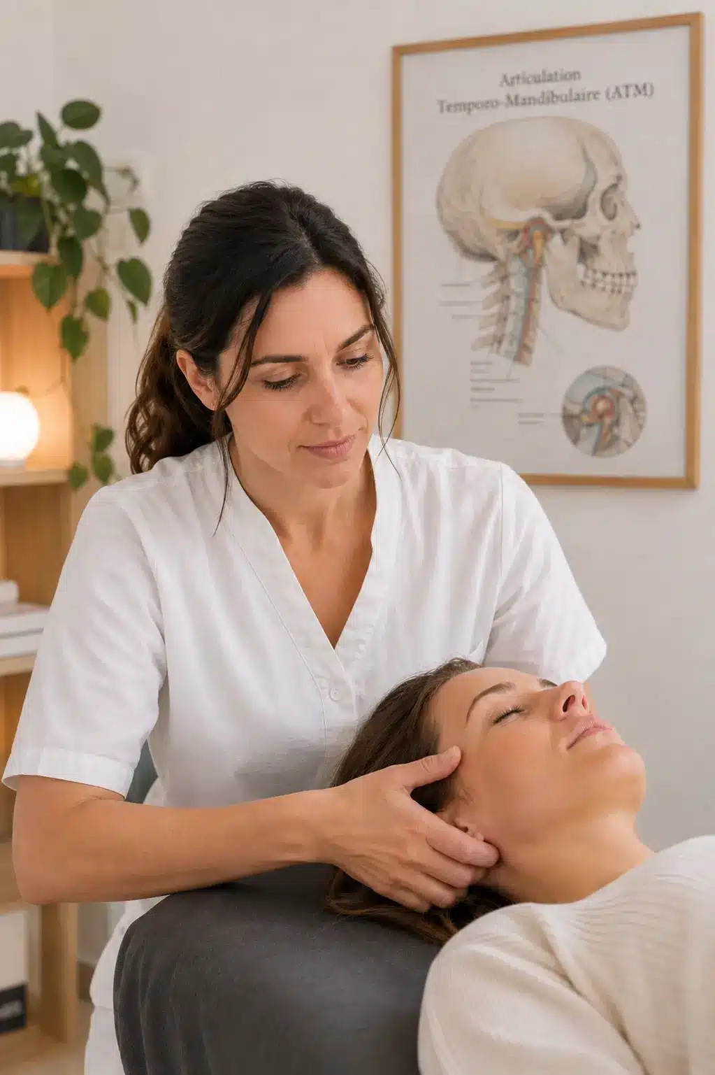 séance d'ostéopathie pour bruxisme
